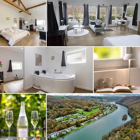 Le Scandinave - Balneo & Netflix - Terrasse Barbecue - Confort & Detente - Piste Cyclable Meuse *